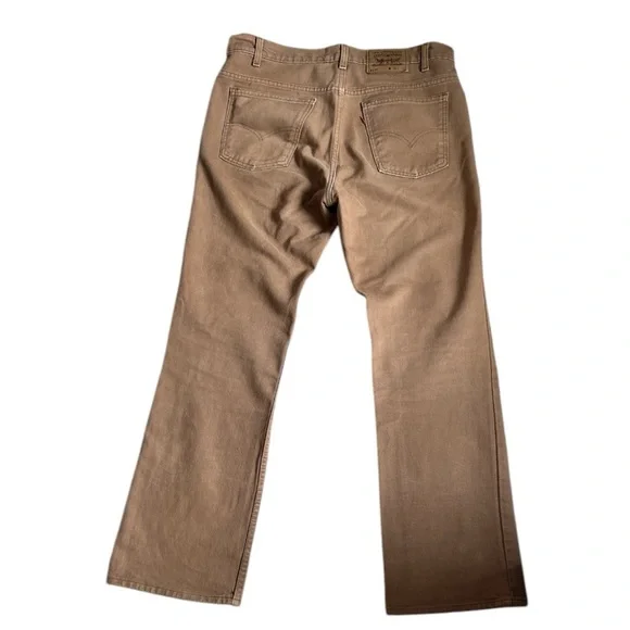 Levi’s 517 Orange Tab jeans 36x32 Made in USA Vintage Rare brown/tan denim - Picture 6 of 13